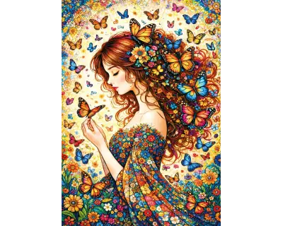 20106 500 Parca Queen Of Butterlies Poster