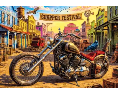 20107 500 Parca Chopper Festival Poster