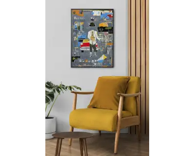 20684 Gray Composition 1000 Parca Interior