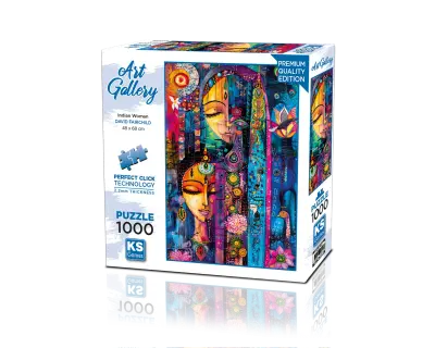 20851 Indian Woman 1000 Parca Zeminsiz