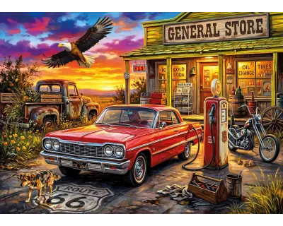 20879 1000 Parca Route 66 Memories Poster