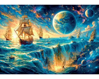 20884 1000 Parca Cosmic Armada Poster