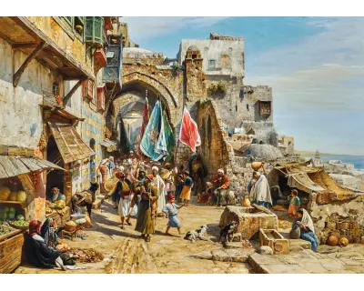 22530 2000 Parca Procession In Jaffa Poster