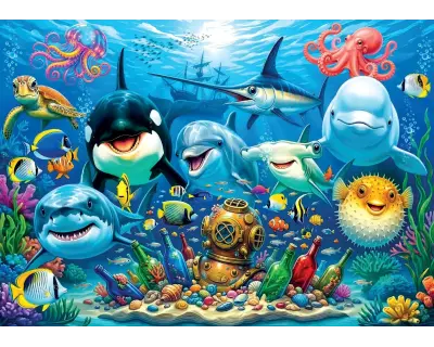 31508 100 Parca Ocean Harmony Lisanssiz Puzzle Poster