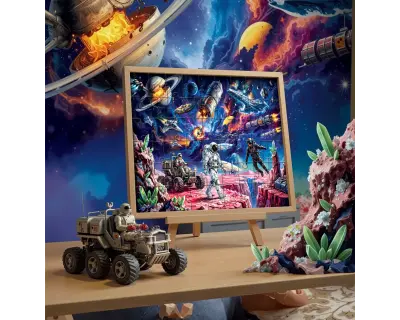 31757 50 Parca Galaxy Raiders Lisanssiz Puzzle Interior