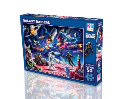31757 50 Parca Galaxy Raiders Lisanssiz Puzzle