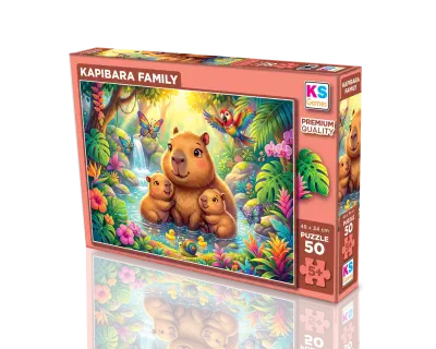 31758 50 Parca Kapibara Family Lisanssiz Puzzle