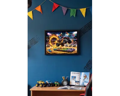31759 50 Parca Monster Truck Lisanssiz Puzzle Interior