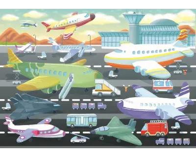 32707 24 Parca The Airline Runway Poster
