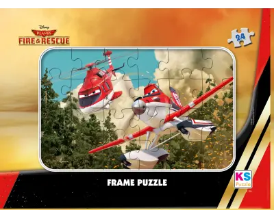Fire Planes Frame Puzzle 24 Son 01
