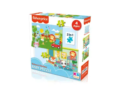 Fp13406 Baby Puzzle Railway And Bedtime 2in1 1224