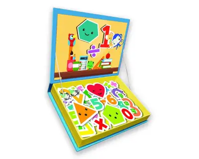 Fp13411 Fisher Price Book Numbers And Shapes Ic