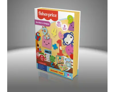 Fp13411 Fisher Price Book Numbers And Shapes