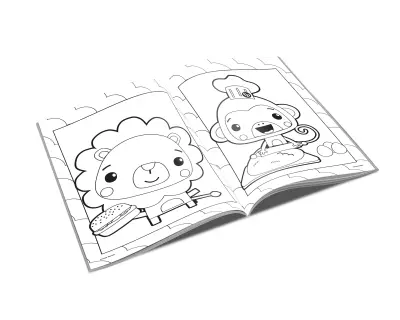 Fp13433 Fisher Price Coloring Book Tr 1 Int