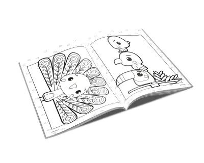 Fp13434 Fisher Price Coloring Book Hayvanlarla Boyama 2 Int