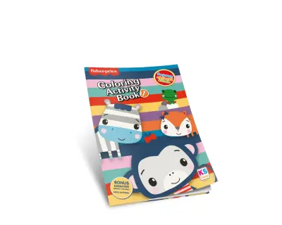 Fp13435 Fisher Price Coloring Activity Book 1 Tr