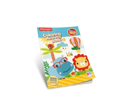 Fp13436 Fisher Price Coloring Activity Book 2 Tr