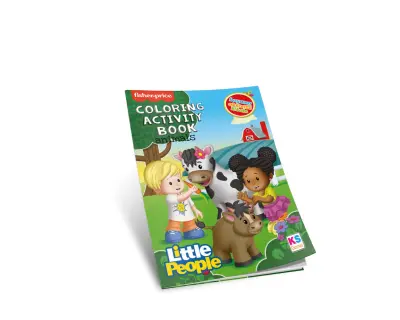 Fp13441 Little People Coloring Activity Book Animals