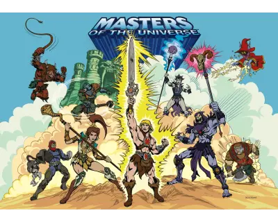 Hm714 He Man 100 Parca Poster