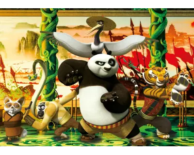 Kp113 Kungfupanda 200 Parca Poster