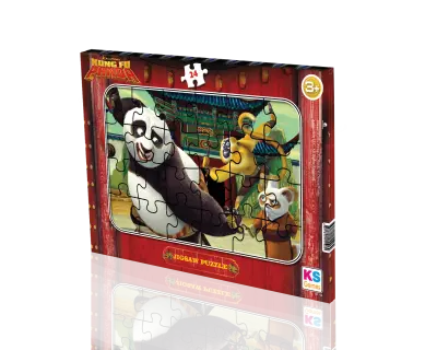 Kp704 Kung Fu Panda 24 Parca Frame Puzzle