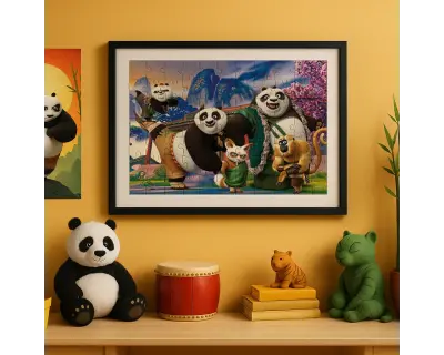 Kp714 Kungfupanda 100 Parca Interior