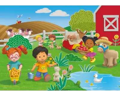 Lp709 Little People 50 Parca Poster