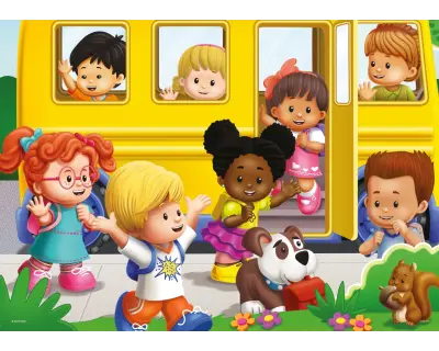 Lp714 Little People 100 Parca Poster