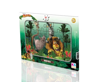 Mg704 Madagascar 24 Parca Frame Puzzle