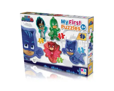 Pjm10304 Myfirst Cutout Puzzles 4in1