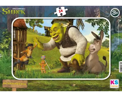 Sh704 1 Shrek Frame Puzzle Poster
