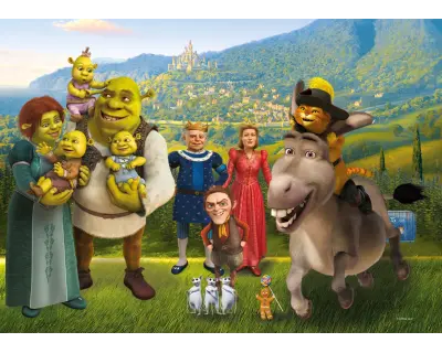 Sh714 Shrek 100 Parca Puzzle Poster