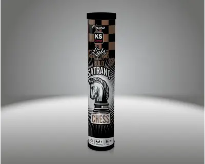T1304 Premium Rulo Satranc Cift Vezirli
