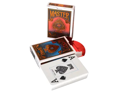 T25304 Master Jumbo Index Plastik Oyun Kagidi Detay