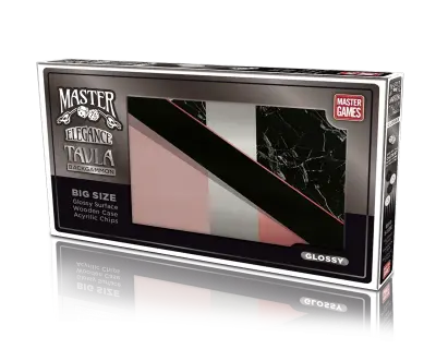 T58 Elegance Glossy Noir Marble Mockup