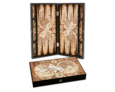 T91 Magna Carta Mundi Elegance Leather Tavla Arka Plansiz Detay