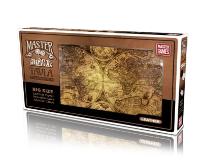 T91 Magna Carta Mundi Elegance Leather Tavla Arka Plansiz Mokcup