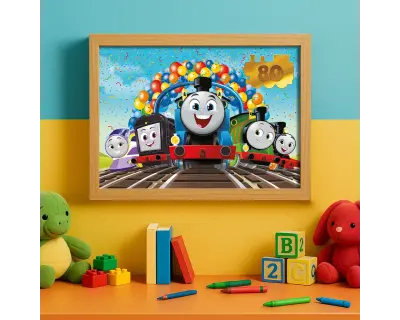 Tf714 Thomas And Friends 100 Parca Puzzle Interior