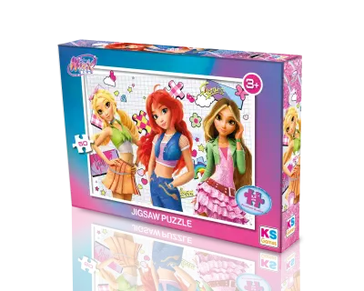 Winx709 50 Parca Puzzle Mockup Zeminsiz