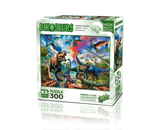Jurassic Country 300 Parça Puzzle