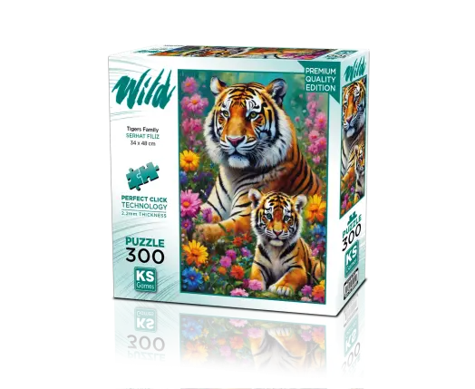 Tigers Family 300 Parça Puzzle