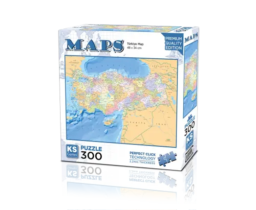 Türkiye Haritası 300 Parça Puzzle