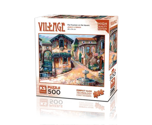 The Fountain On The Square 500 Parça Puzzle