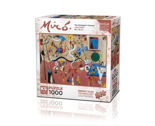 Carnival of Harlequin Joan Miro 1000 Parça Puzzle