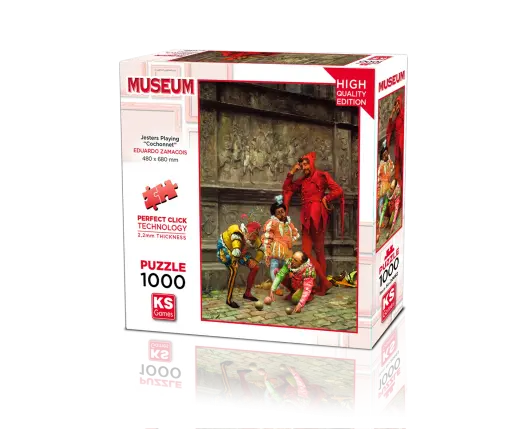 Jesters Playing “Cochonnet” 1000 Parça Puzzle
