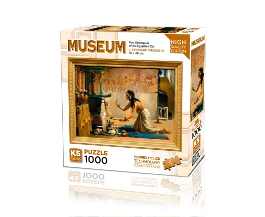 The Obsequies of an Egyptian Cat 1000 Parça Puzzle