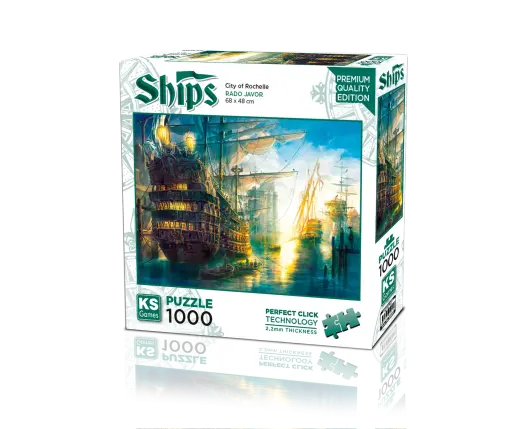 City of  Rochelle 1000 Parça Puzzle