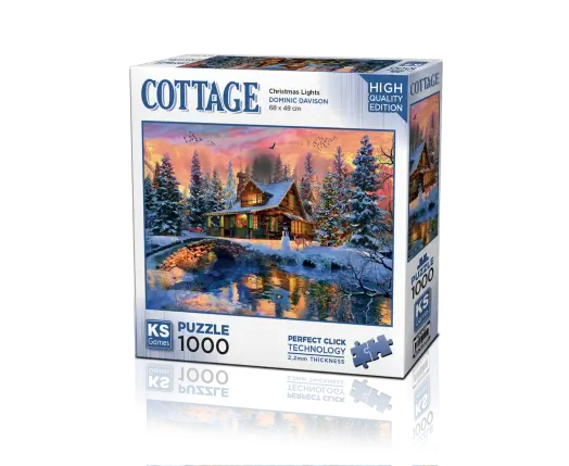 Christmas Lights 1000 Parça Puzzle