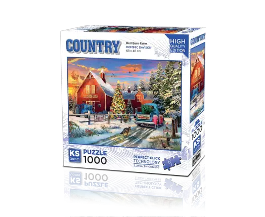 Red Barn Farm 1000 Parça Puzzle