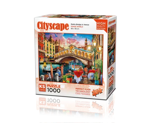 Riatto Bridge in Venice 1000 Parça Puzzle